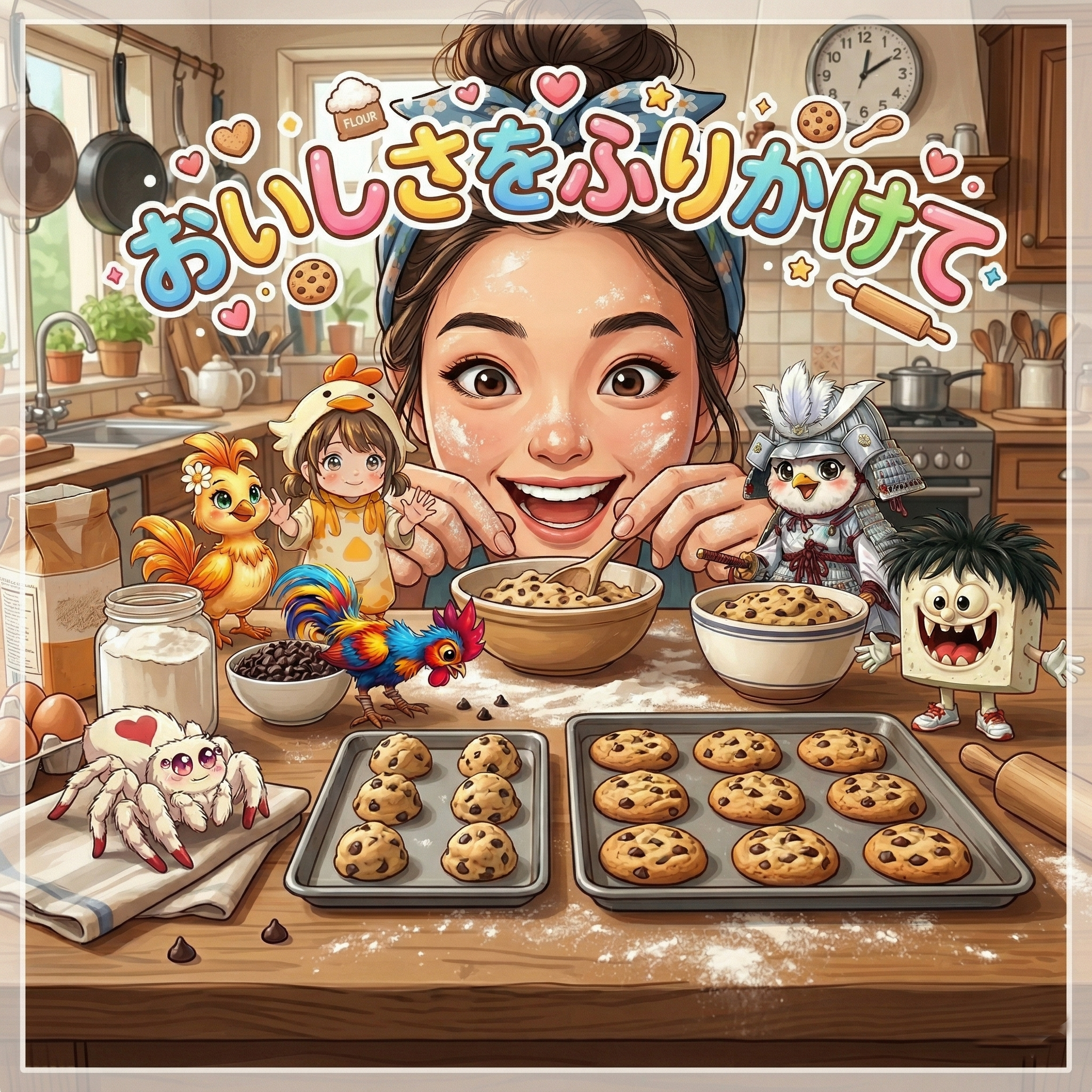 Oishisa o furikakete